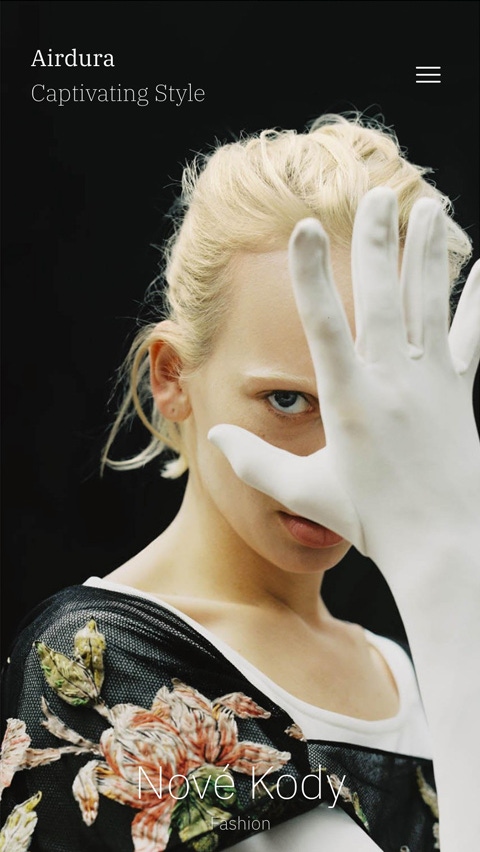 Airdura theme for Fabrik portfolio website