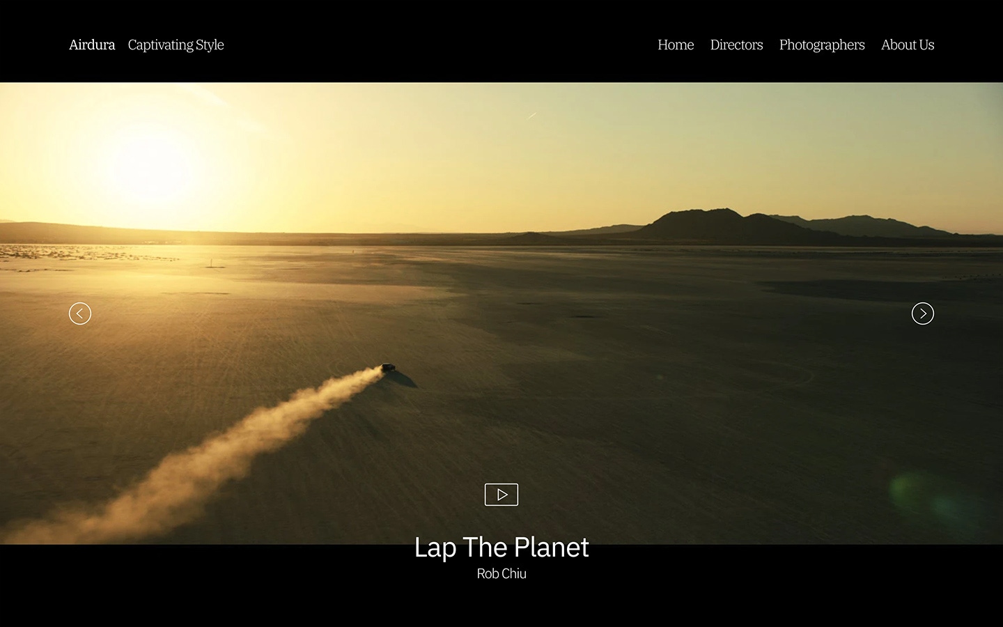 Fabrik slideshow layout example