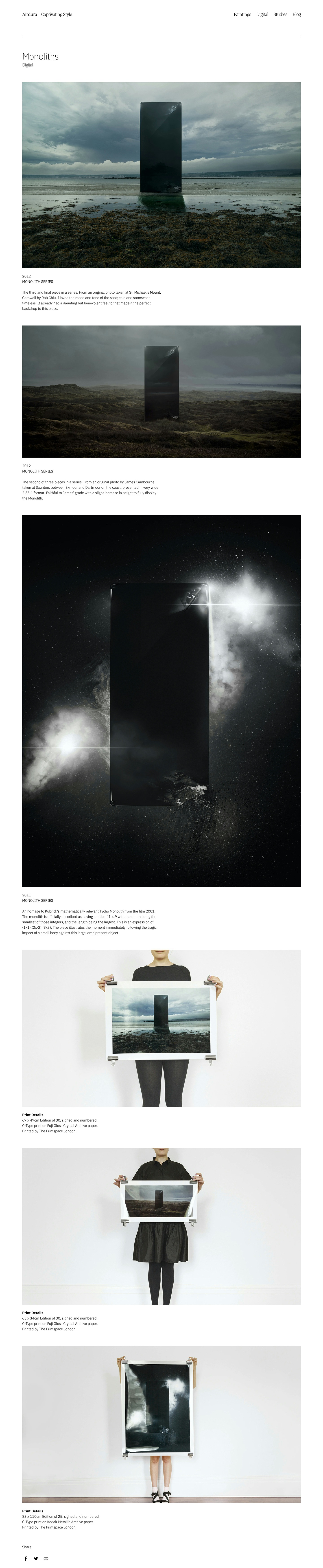 Fabrik stacked layout example