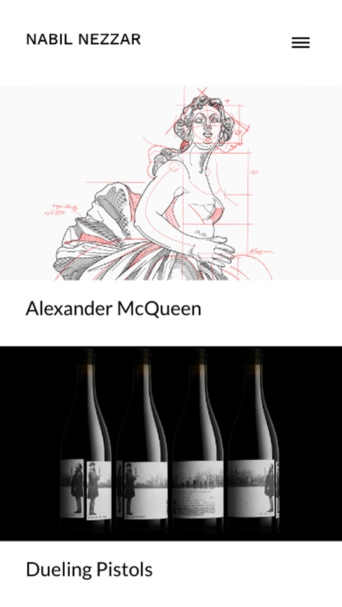 Nabil Nezzar mobile website