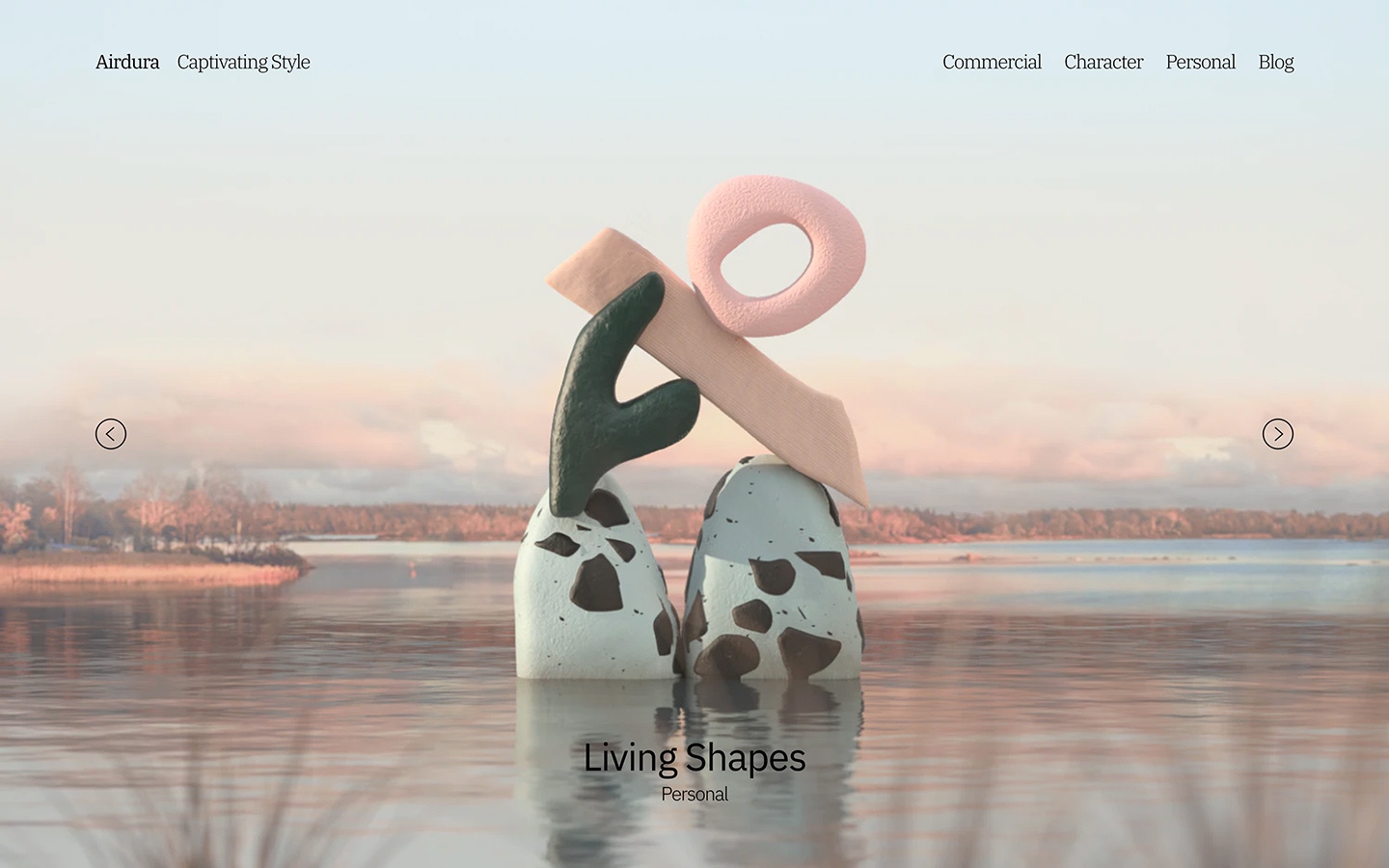 Fabrik slideshow layout example