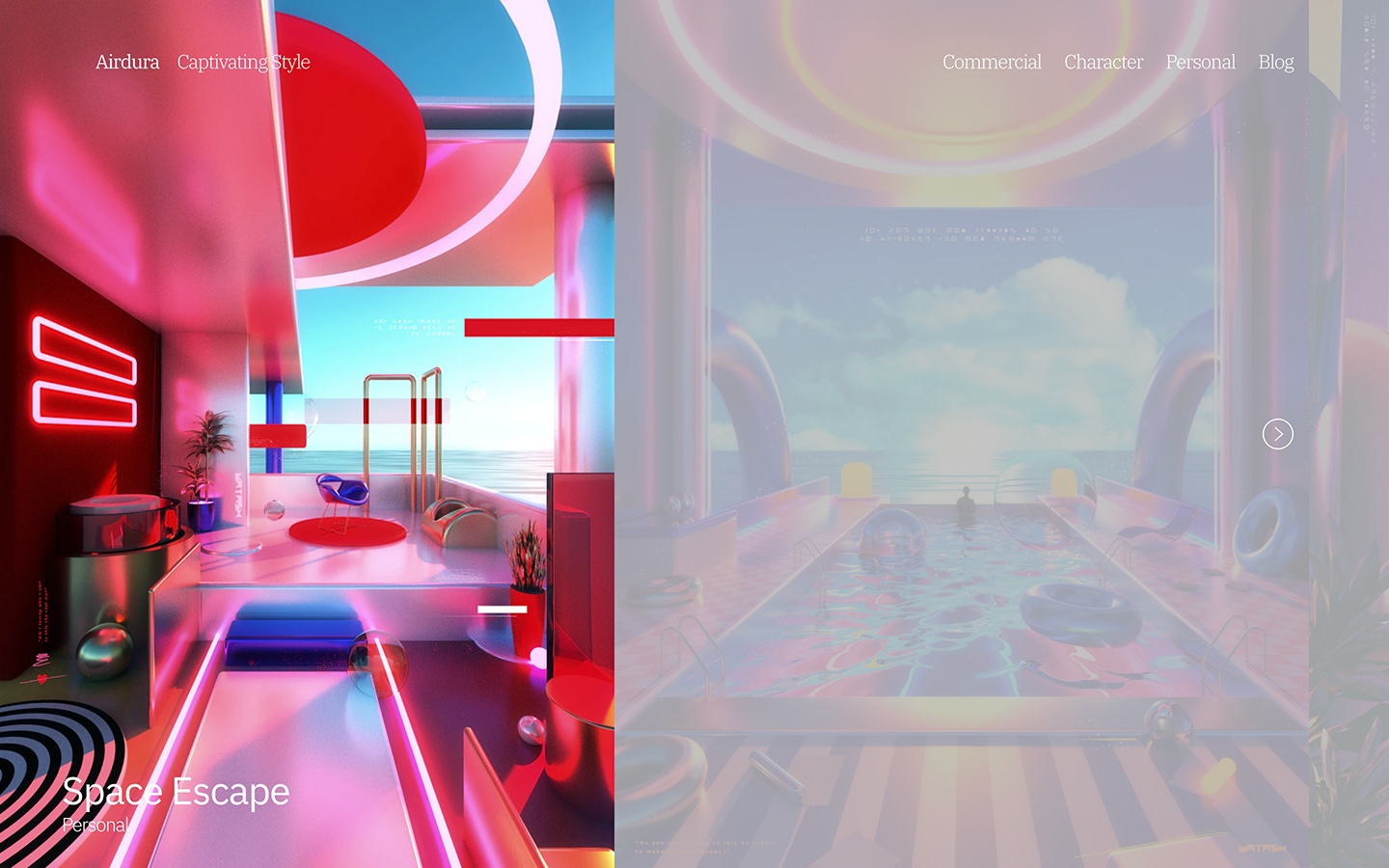 Fabrik strip layout example