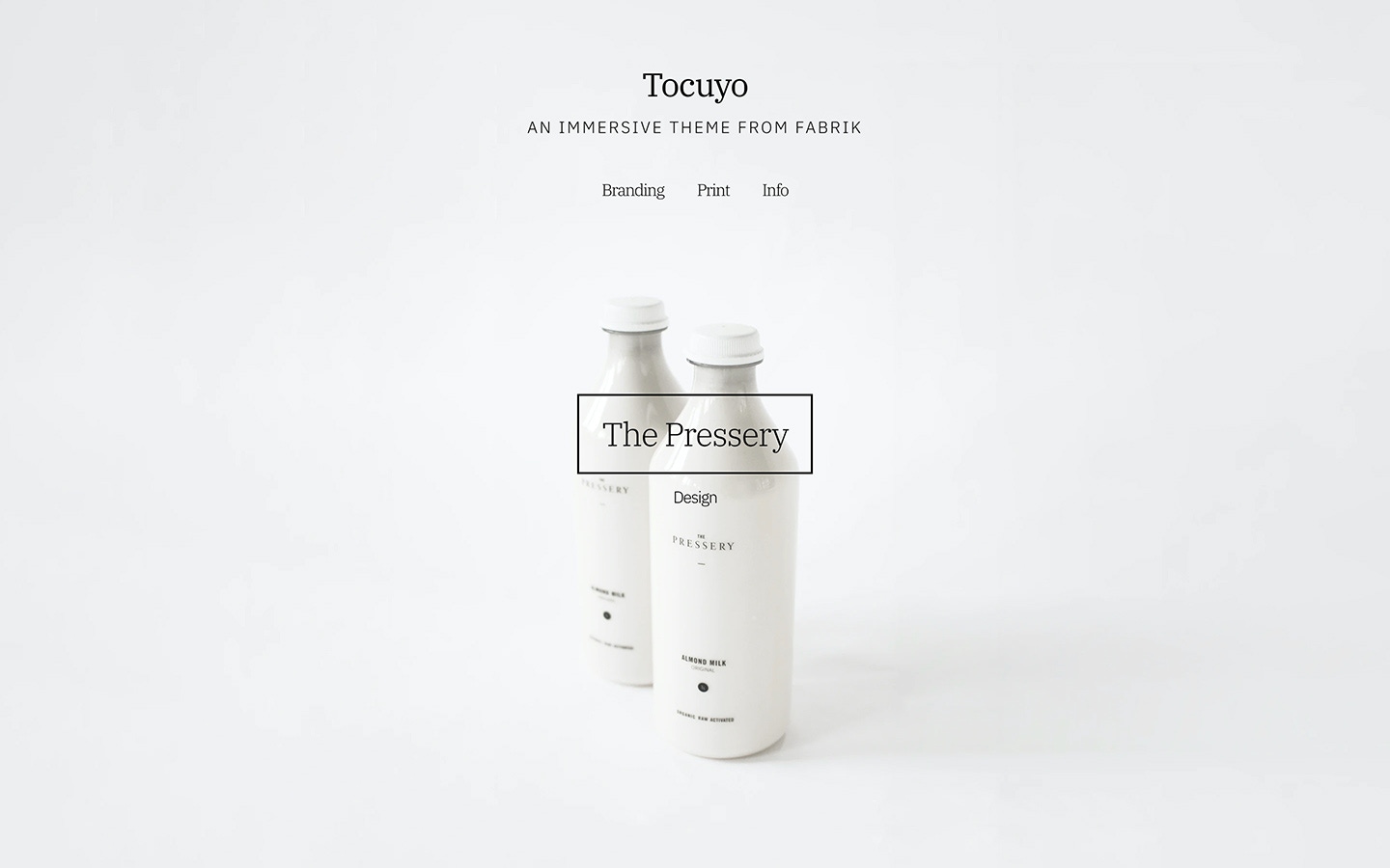 Fabrik designer tocuyo theme