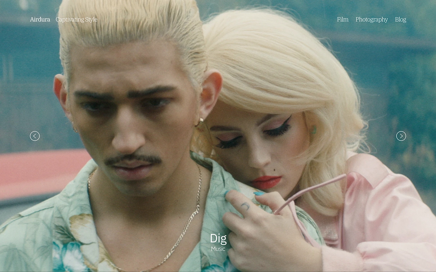 Fabrik slideshow layout example