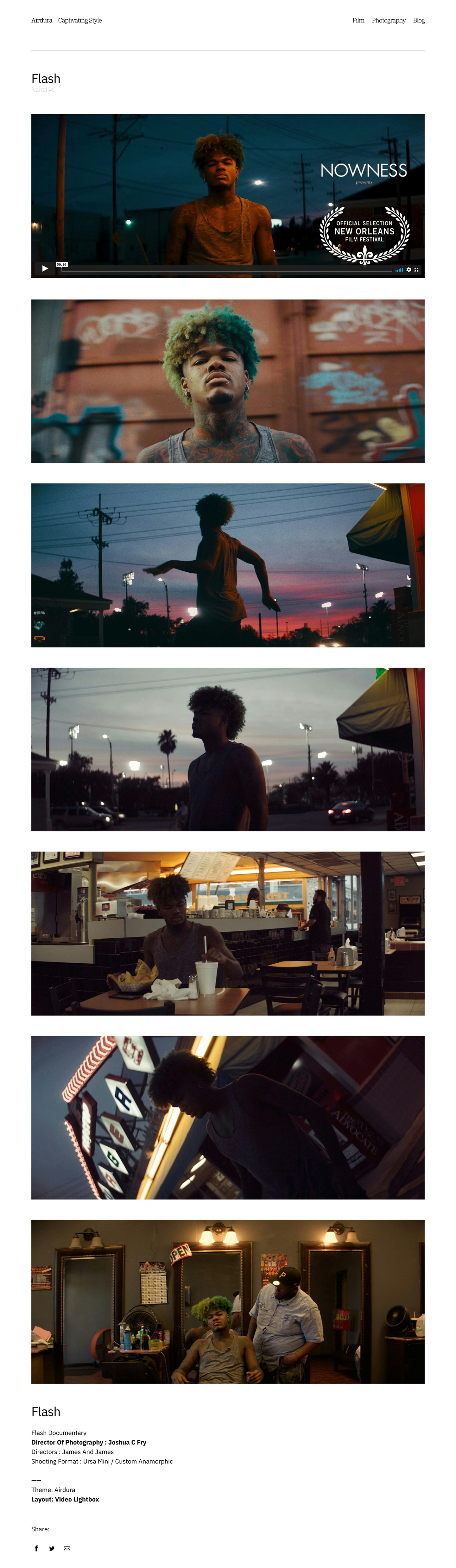 Fabrik stacked layout example