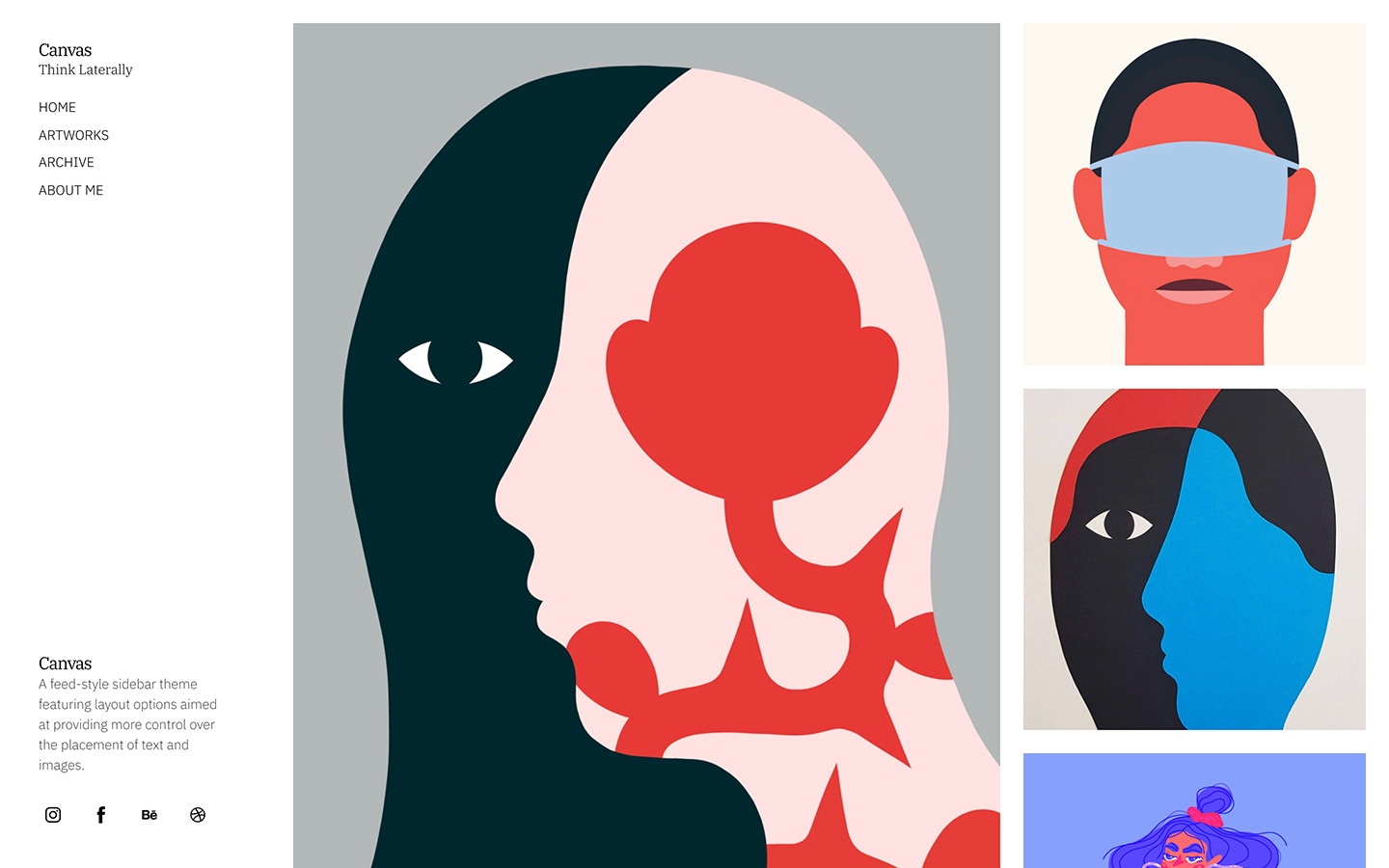 Fabrik illustrator canvas theme