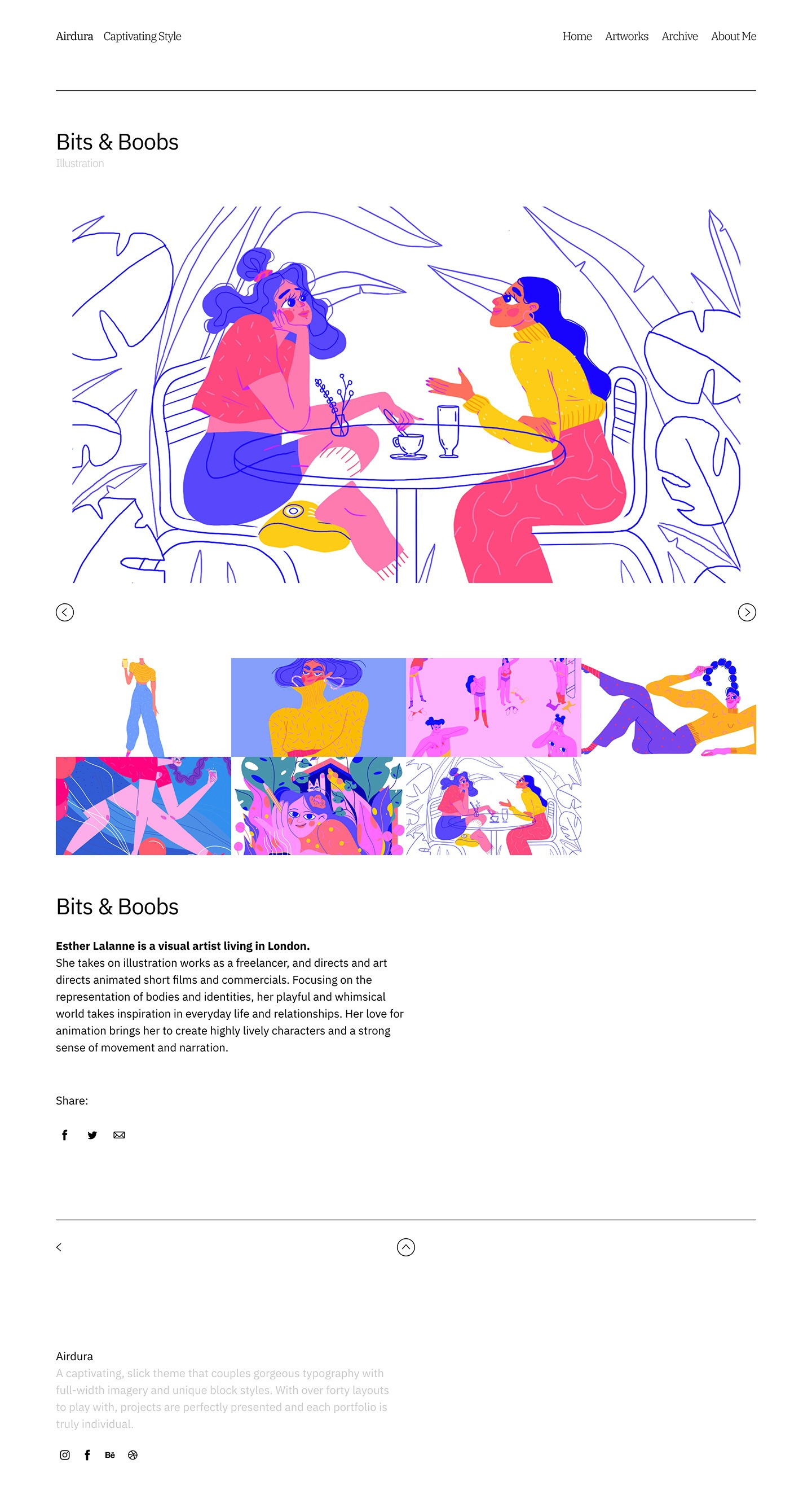 Fabrik gallery layout example