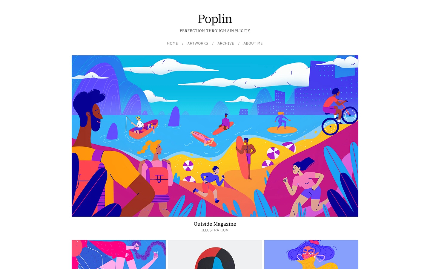 Fabrik illustrator poplin theme