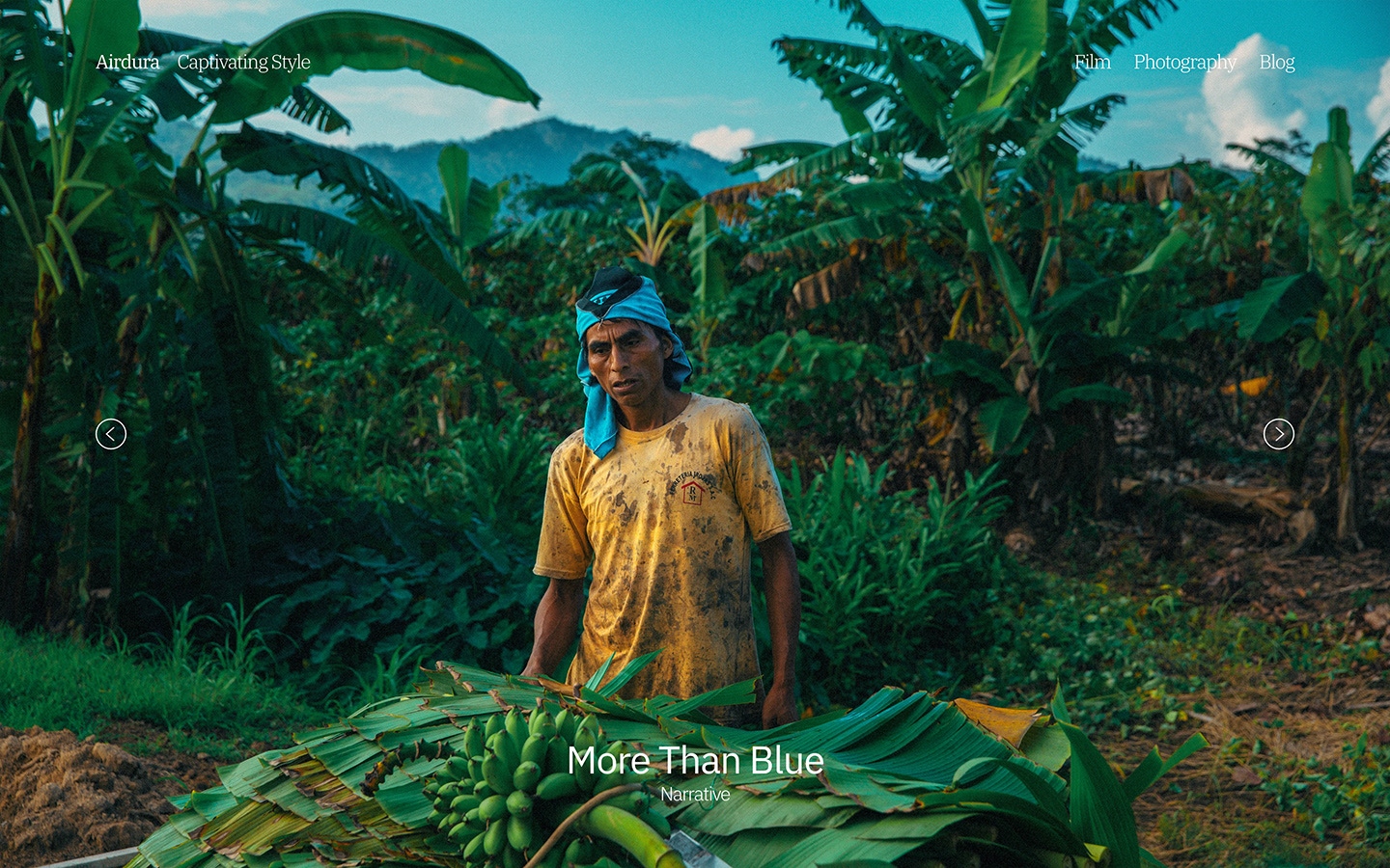 Fabrik slideshow layout example