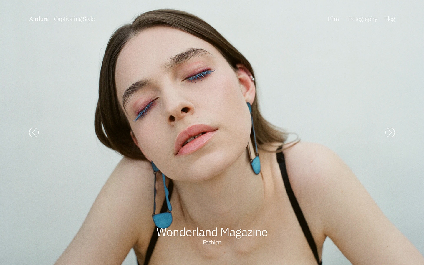 Fabrik slideshow layout example