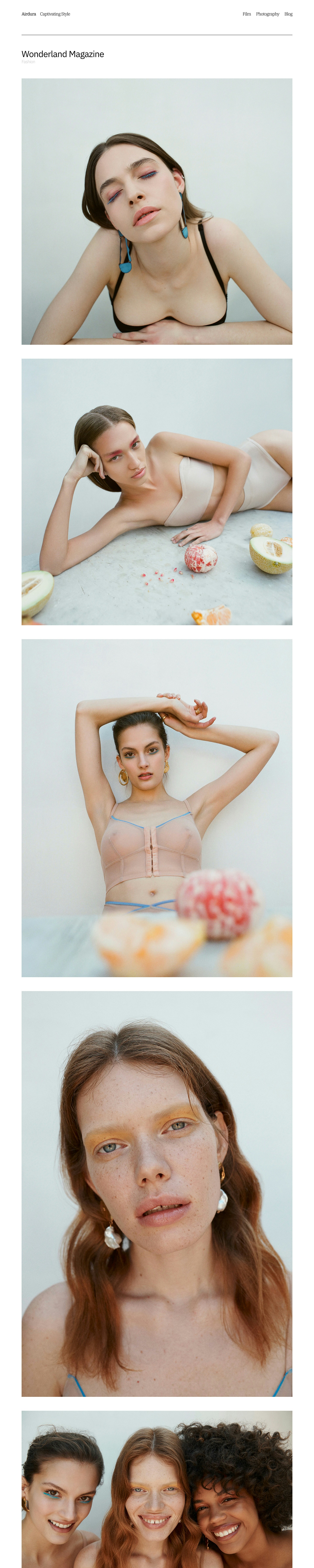 Fabrik stacked layout example